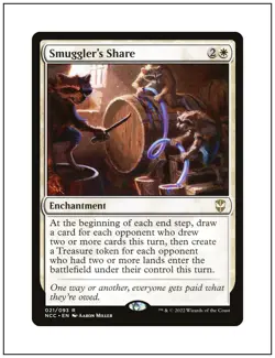 1x Smuggler's Share, Streets of New Capenna Commander Magic The Gathering MTG NM - Image 1