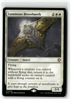 Luminous Broodmoth Commander: Bloomburrow Regular - Image 1