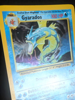 Pokemon TCG: Gyarados 7/130 Base Set 2 WoTC Holo Rare - Image 4
