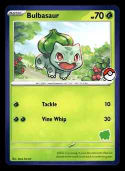 Bulbasaur My First Battle Bulbasaur Deck Blue Border Pokemon NM - Image 1