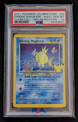 2021 Pokemon Celebrations Shining Magikarp Gem Mint PSA 10 (2X) Sequential #'s - Image 2