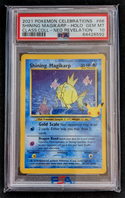2021 Pokemon Celebrations Shining Magikarp Gem Mint PSA 10 (2X) Sequential #'s - Image 4