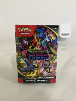 Pokemon TCG Mega Evolution-Phantasmal Flames Booster Bundle (6 Packs) - Image 1