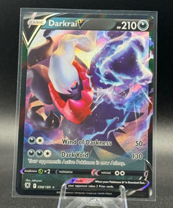 Pokemon TCG Darkrai V 098/189 Swsh10: Astral Radiance Holo - Image 1
