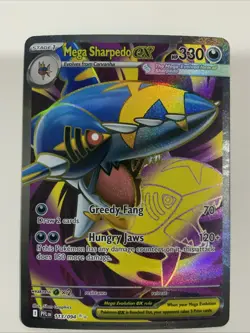 Phantasmal Flames Pokemon Mega Sharpedo ex Special illustration rare 113/94 - Image 1