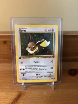 2000 Pokemon 55/82 Eevee 1st Edition - Image 1