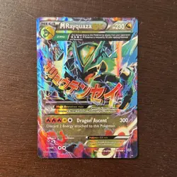 Pokemon M Rayquaza EX Ultra Rare Holo Roaring Skies 61/108 XY - Image 3