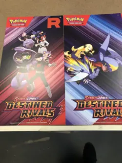 Pokemon TCG Destined Rivals Cardstock Promo Posters (6) - Image 3