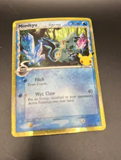 Mimikyu Delta Species SWSH136 | Pokemon Celebrations Black Star Promo - Image 1
