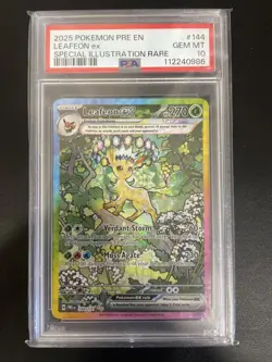 Pokemon 2025 Pre-En Leafeon Ex Special Illustration Rare PSA 10 Gem - Image 1