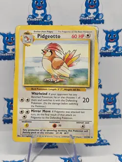 Pokemon Pidgeotto - 22/102 - Base Set HP/DMG - Image 1