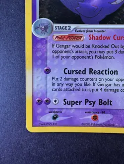 Pokemon Gengar 5/92 Holo EX Legend Maker 2006 TCG - Image 4