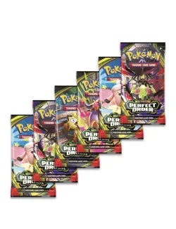 PRE-SALE Pokemon TCG: Mega Evolution - Perfect Order Booster Bundle (6 Packs) - Image 2