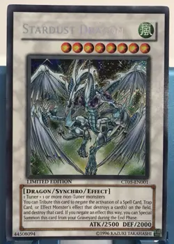Stardust Dragon CT05-EN001 2008 Collectors Tin Limited Edition LP Light Play - Image 1