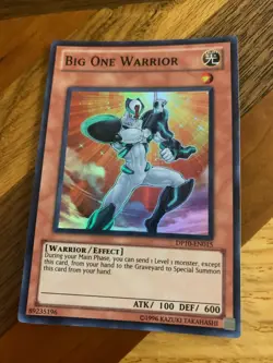 Big One Warrior DP10-EN015 Unlimited Edition Super Rare NM + BONUS - Image 1