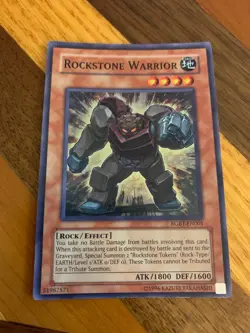 Rockstone Warrior RGBT-EN001 Unlimited Edition Super Rare LP + BONUS - Image 1