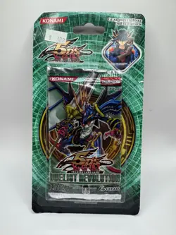 YuGiOh TCG Duelist Revolution Blister Booster Pack - 1st Edition Factory Sealed - Image 1