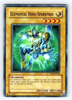 Yugioh Elemental Hero Sparkman TLM-EN004 Common - NM 💎 - Image 1