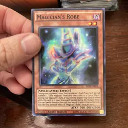 Yugioh Magician's Robe SHVI-ENSE3 Super Rare Limited Edition NM - Image 2