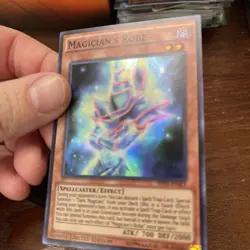 Yugioh Magician's Robe SHVI-ENSE3 Super Rare Limited Edition NM - Image 4