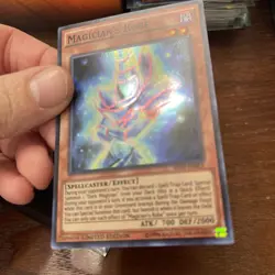 Yugioh Magician's Robe SHVI-ENSE3 Super Rare Limited Edition NM - Image 5