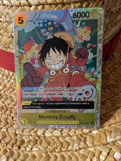 Luffy ERROR OP07-109 One Piece 500 Years In The Future MISPRINT - Image 1