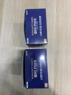 One Piece Op-01 Romance Dawn Box ENG Reprint White Botton OP01 EMPTY / Vuoto 2x - Image 5