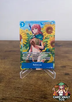 One Piece Cards Game - Rebecca (SR Alt) OP10-058 English - Image 1