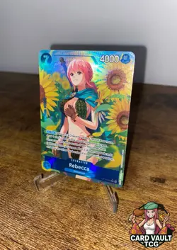 One Piece Cards Game - Rebecca (SR Alt) OP10-058 English - Image 2