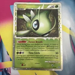 Pokemon Celebi Prime 92/102 HGSS Triumphant HOLO Card LP (P11) - Image 1