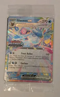 Pokemon Card Glaceon Ex 026/131 Sealed Stamped Promo Prismatic Evolutions - Image 1