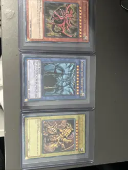 Egyptain God Cards *Limited Edition YGLD* ULTRA RARE SET (3) - Image 1
