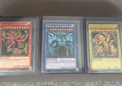 Egyptain God Cards *Limited Edition YGLD* ULTRA RARE SET (3) - Image 2