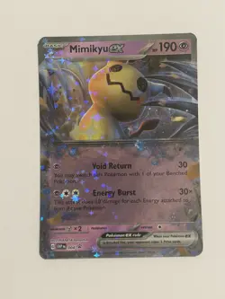 Mimikyu EX SVP 004 Black Star Promo Pokemon TCG Card - Image 1