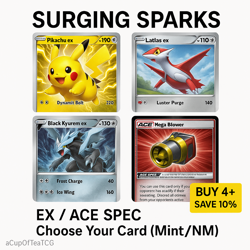 Pokemon TCG Surging Sparks - EX & ACE SPEC - Choose Your Card (Mint/NM) - Image 2