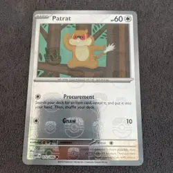 Patrat (Master Ball Pattern) Common SV: White Flare 072/086 NM Pokemon Card - Image 1