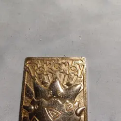 Pokemon Togepi Burger King 23k Gold Plated Trading Card 1999 Nintendo - Image 2