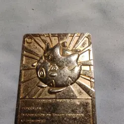 Pokemon Togepi Burger King 23k Gold Plated Trading Card 1999 Nintendo - Image 5