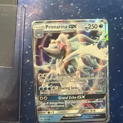 Primarina GX - 42/149 - Pokemon Sun & Moon Base Set Ultra Rare Card NM - Image 1