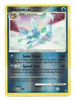 Glaceon LV.44 Holo 5/100 Majestic Dawn 2008 Pokemon Card NM - Image 1