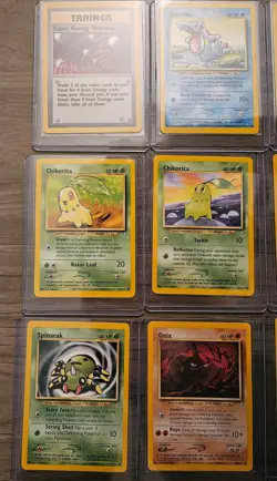 Pokemon Neo Genesis Starter Collection 77 Unique Cards Excellent/NM Condition - Image 3