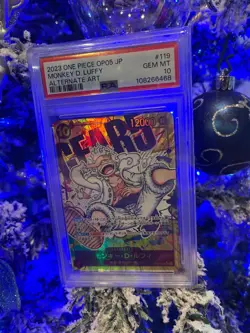🔥 ONE PIECE PSA 10 JAPANESE HIGH-END LOT - + 2 LUFFY + 3 SP CARDS - Image 1