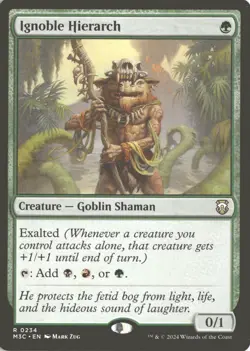 MTG Ignoble Hierarch (0234) *Non-Foil* Base Rare Commander: Modern Horizons 3 NM - Image 1