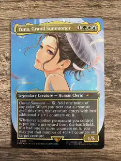 Yuna, Grand Summoner (Borderless) WPN & Gateway Promos Foil - Image 1