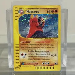 Pokemon TCG Card English e-Series Skyridge Magcargo H17/H32 Holo Rare - Image 1