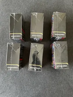 Lot of 6 Pokemon Mega Evolution Phantasmal Flames Booster Bundle NEW IN HAND - Image 3