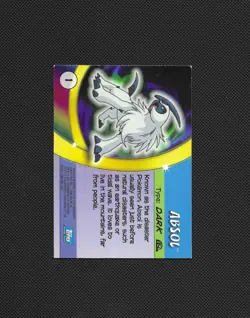 Absol # 1 Pokemon 2004 Topps Advanced Challenge Non Holo LP - Image 2