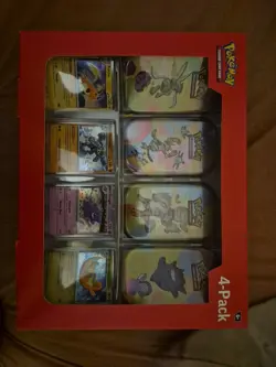 Pokemon TCG Scarlet & Violet 151 Mini Tin 4-Pack Sam's Club Sealed - Image 1