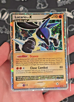 Lucario LV. X DP12 Black Star Promo - Diamond and Pearl Holo - MP - Pokemon TCG - Image 1