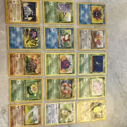 Pokemon WOTC 1st Edition Bulk Commons And Uncommons Conditions Vary 15 Card lot - Image 2